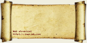 Isidor Prokić vizit kartica